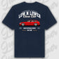 T-Shirt Personalisiert blau, VW, BMW, Mercedes, Audi
