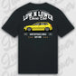 T-Shirt Tuning Cars, Personalisiert Schwarz Rückseite, VW, BMW, Audi, Mercedes, Autos