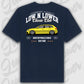 T-Shirt Tuning Cars, Personalisiert Blau Rückseite, VW, B