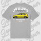 T-Shirt Tuning Cars, Personalisiert grau Rückseite, VW, B
