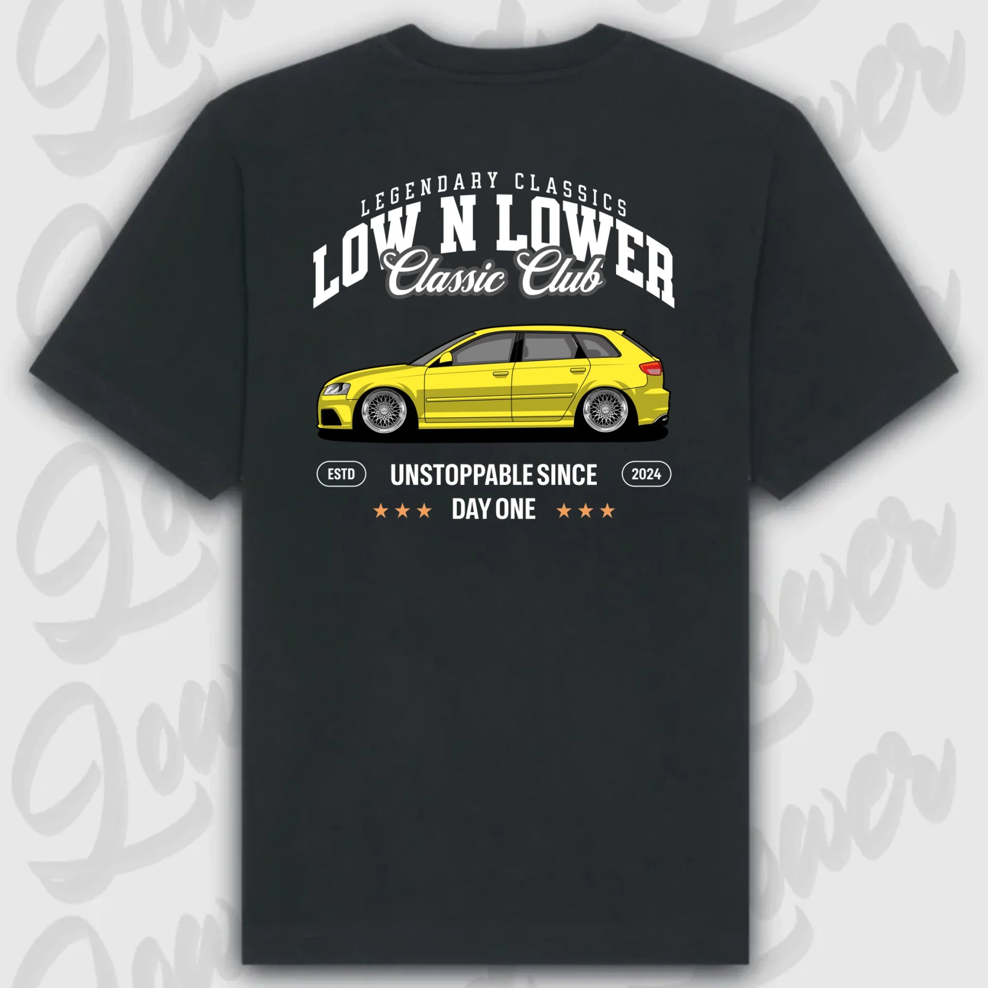 T-Shirt Personalisiert Schwarz, VW, BMW, Mercedes, Audi