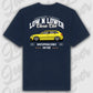 T-Shirt Personalisiert blau, VW, BMW, Mercedes, Audi
