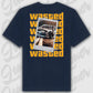 T-Shirt Tuning Cars, Personalisiert Blau Rückseite, VW, B