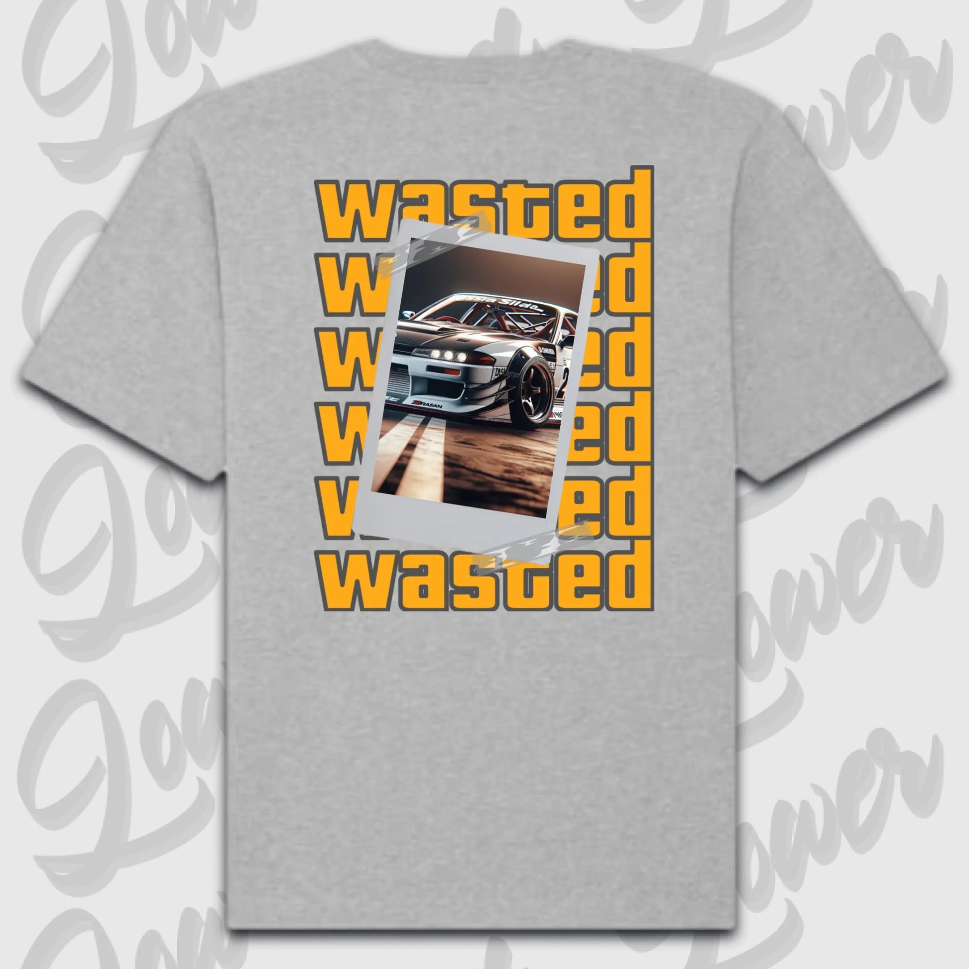 T-Shirt Personalisiert grau, VW, BMW, Mercedes, Audi