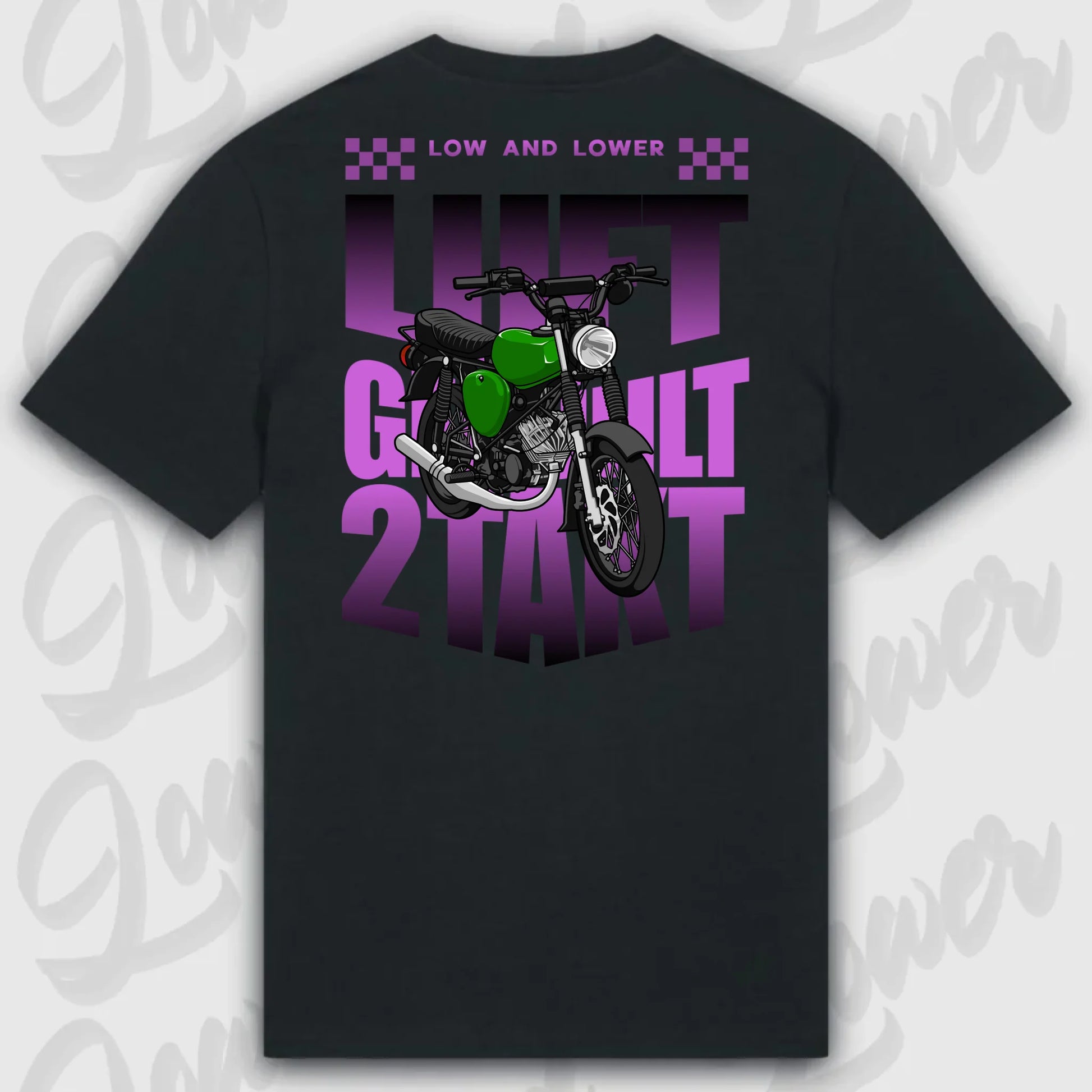 T-Shirt Tuning Cars, Personalisiert Schwarz Rückseite, VW, BMW, Audi, Mercedes, Autos