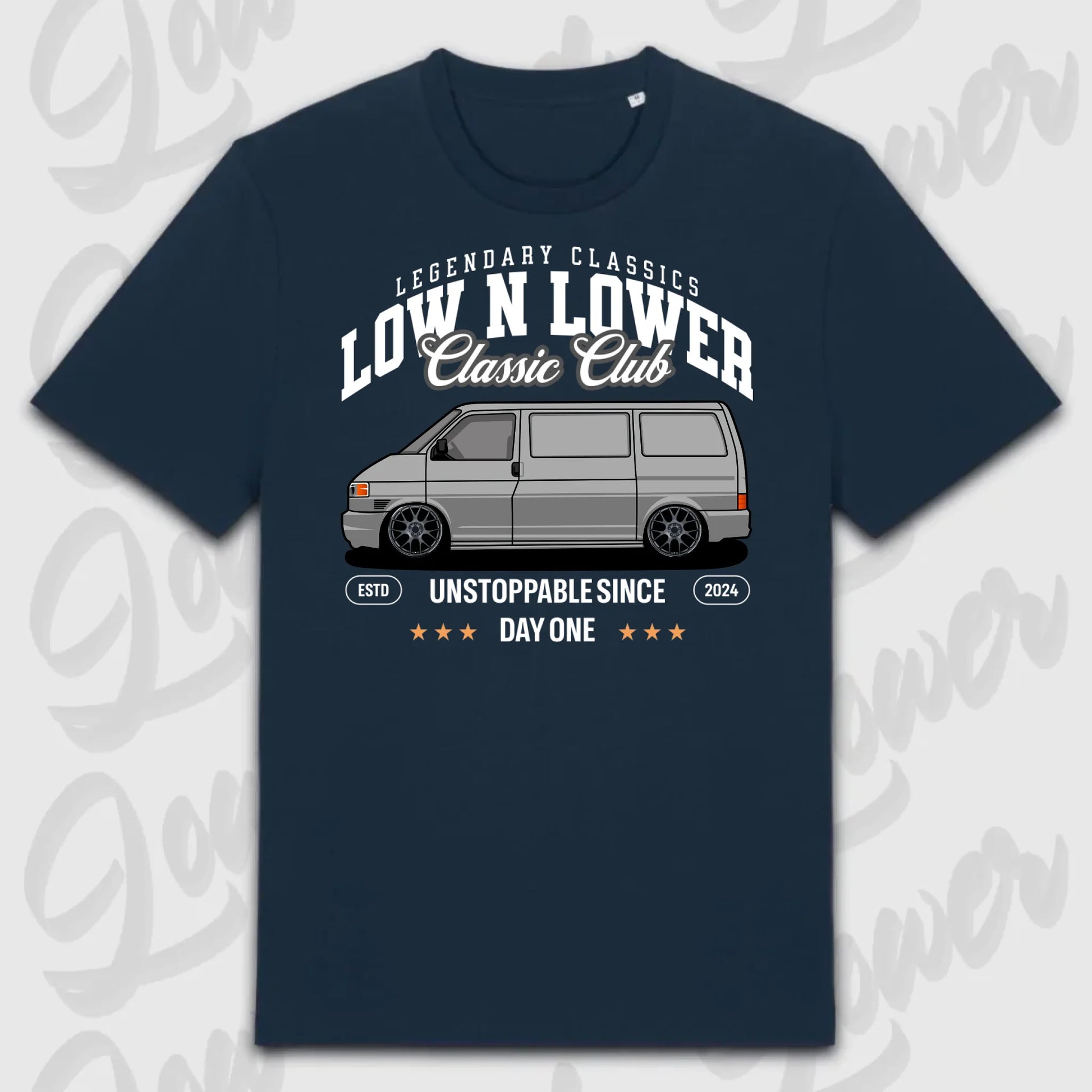 T-Shirt Tuning Cars, Personalisiert Blau, VW, BMW, Audi, Mercedes, Autos