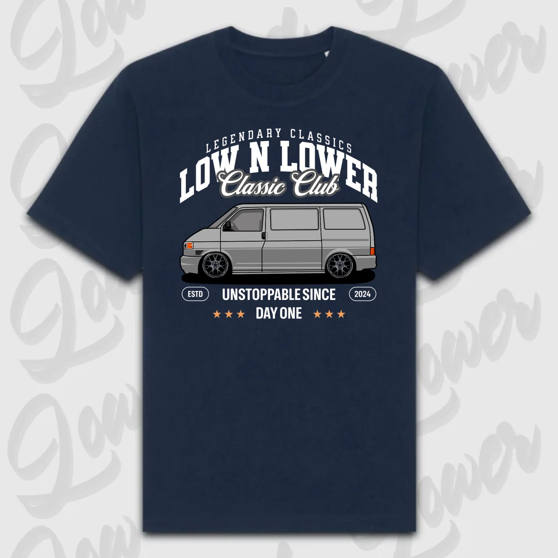 T-Shirt Personalisiert blau, VW, BMW, Mercedes, Audi