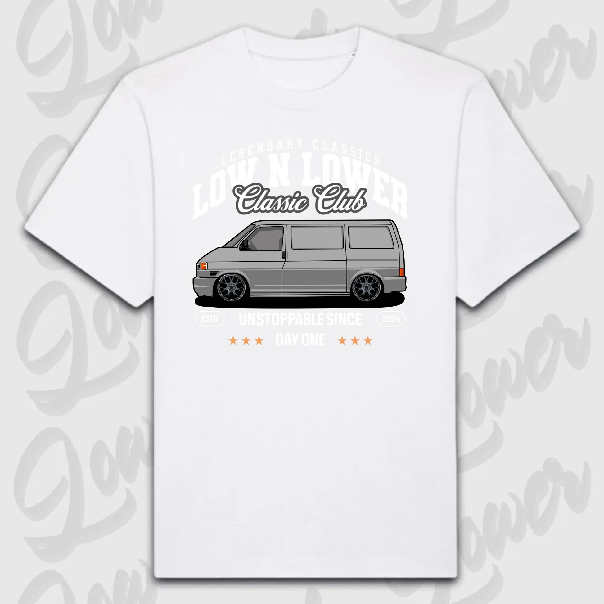 T-Shirt Personalisiert weiß, VW, BMW, Mercedes, Audi