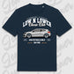 T-Shirt Tuning Cars, Personalisiert Blau, VW, BMW, Audi, Mercedes, Autos