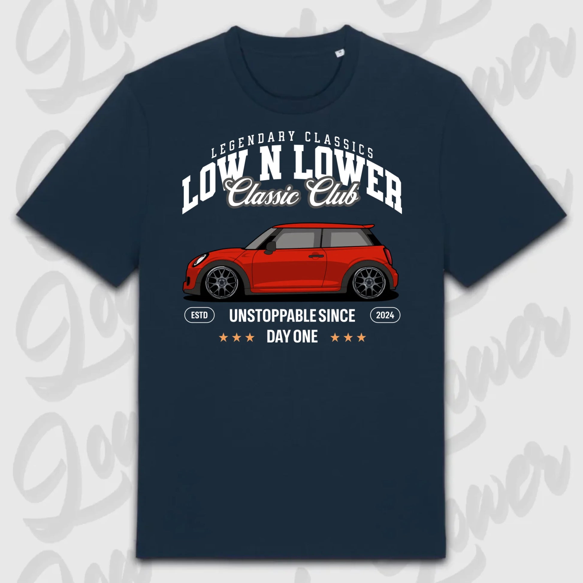 T-Shirt Tuning Cars, Personalisiert Blau, VW, BMW, Audi, Mercedes, Autos