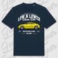 T-Shirt Tuning Cars, Personalisiert Blau, VW, BMW, Audi, Mercedes, Autos