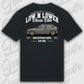 T-Shirt Tuning Cars, Personalisiert Schwarz Rückseite, VW, BMW, Audi, Mercedes, Autos