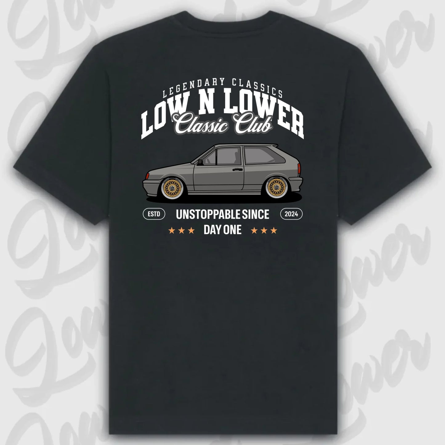 T-Shirt Personalisiert Schwarz, VW, BMW, Mercedes, Audi