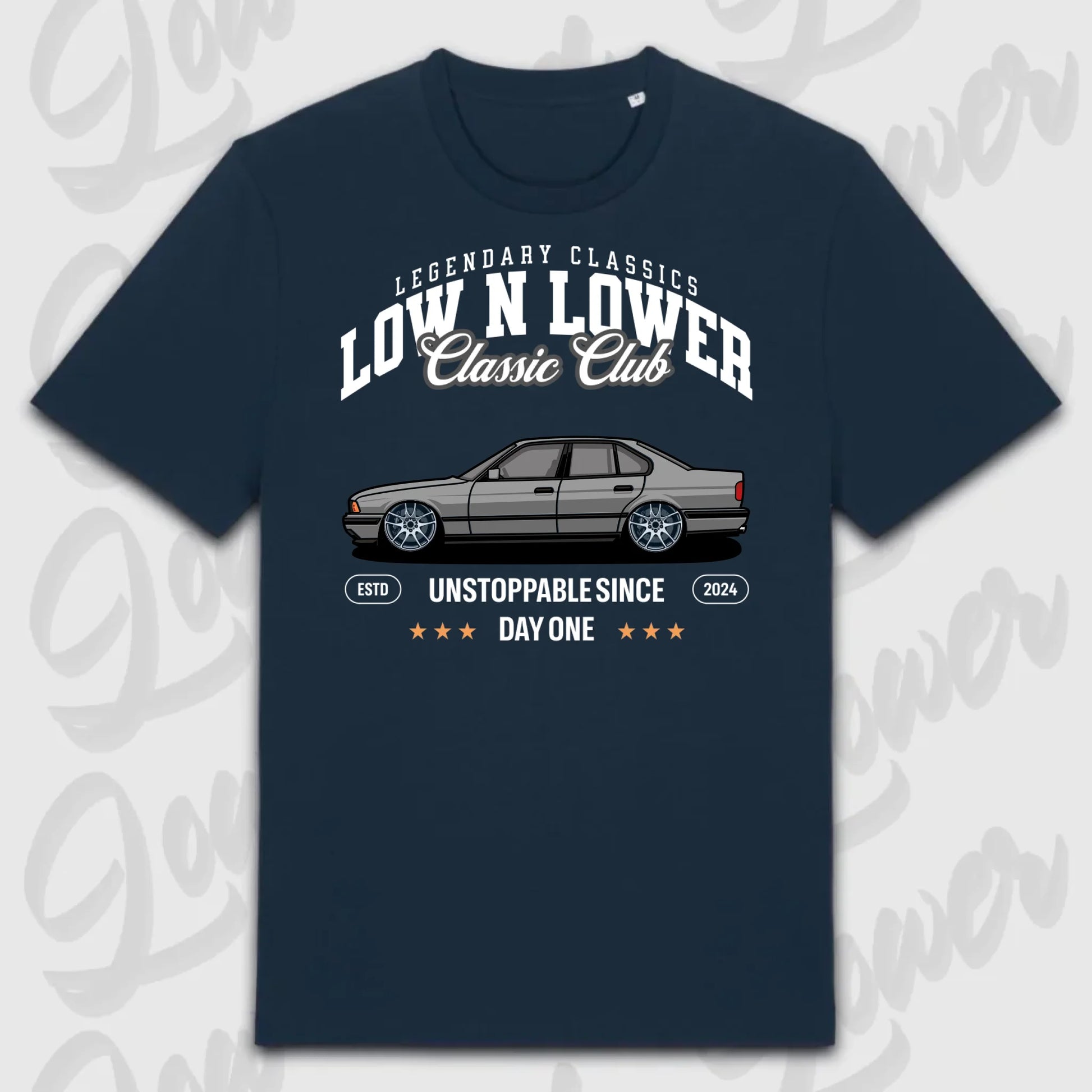 T-Shirt Tuning Cars, Personalisiert Blau, VW, BMW, Audi, Mercedes, Autos