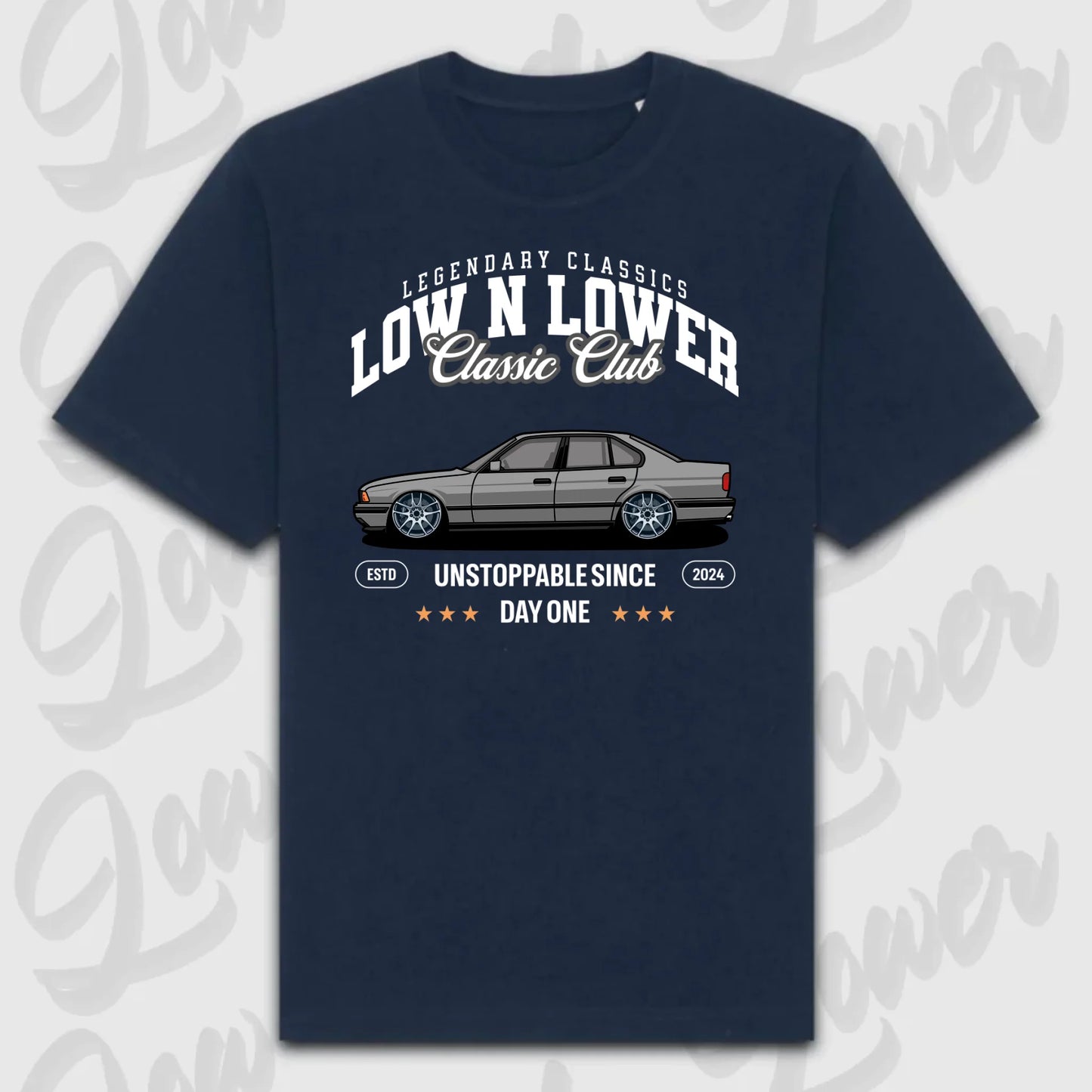 T-Shirt Personalisiert blau, VW, BMW, Mercedes, Audi