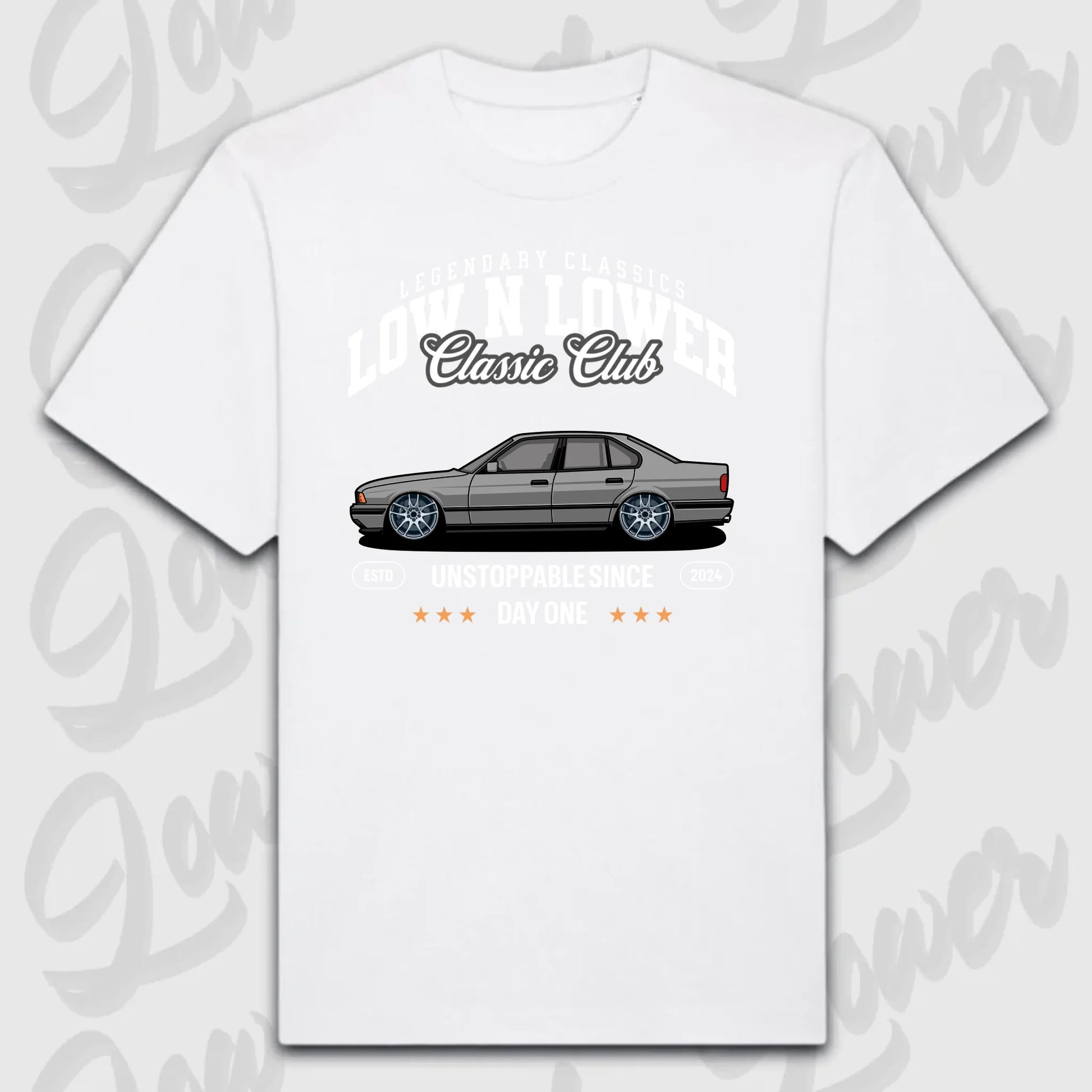 T-Shirt Personalisiert weiß, VW, BMW, Mercedes, Audi