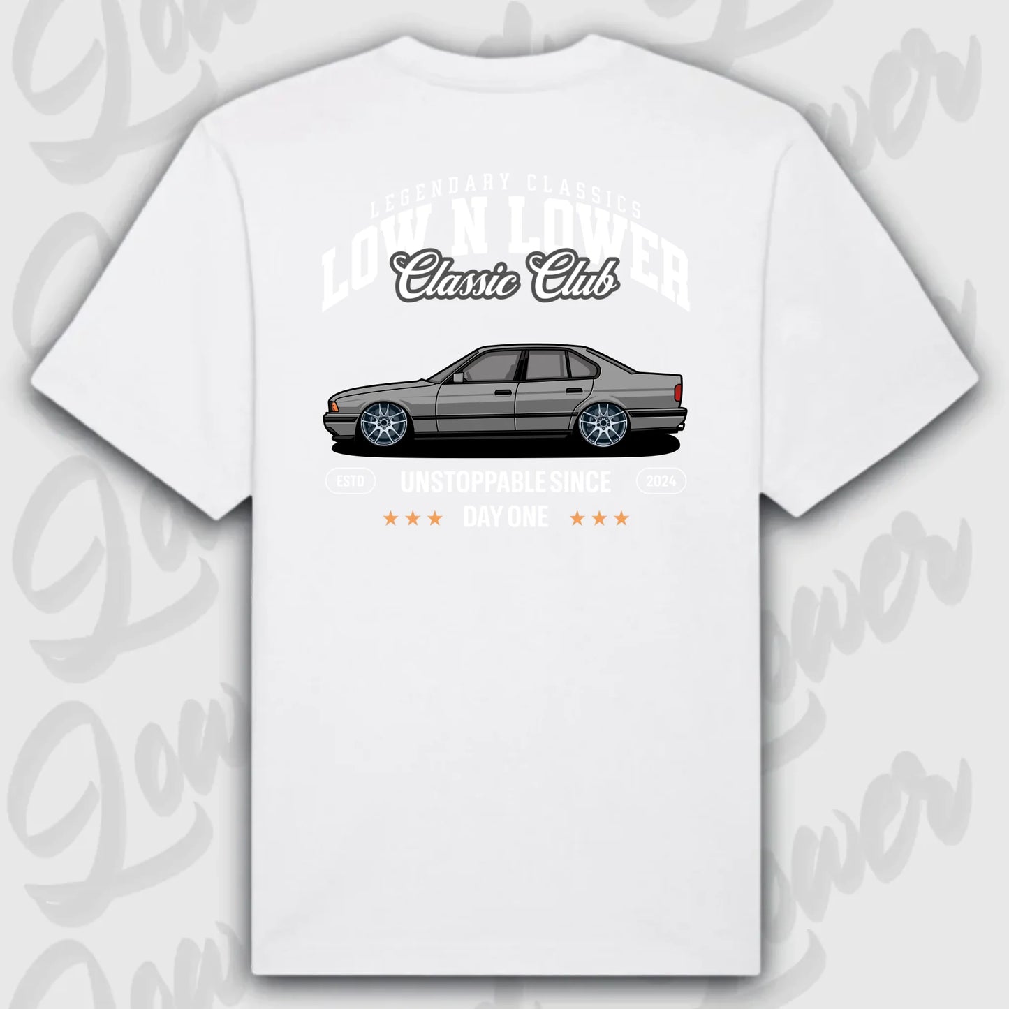 T-Shirt Personalisiert weiß, VW, BMW, Mercedes, Audi