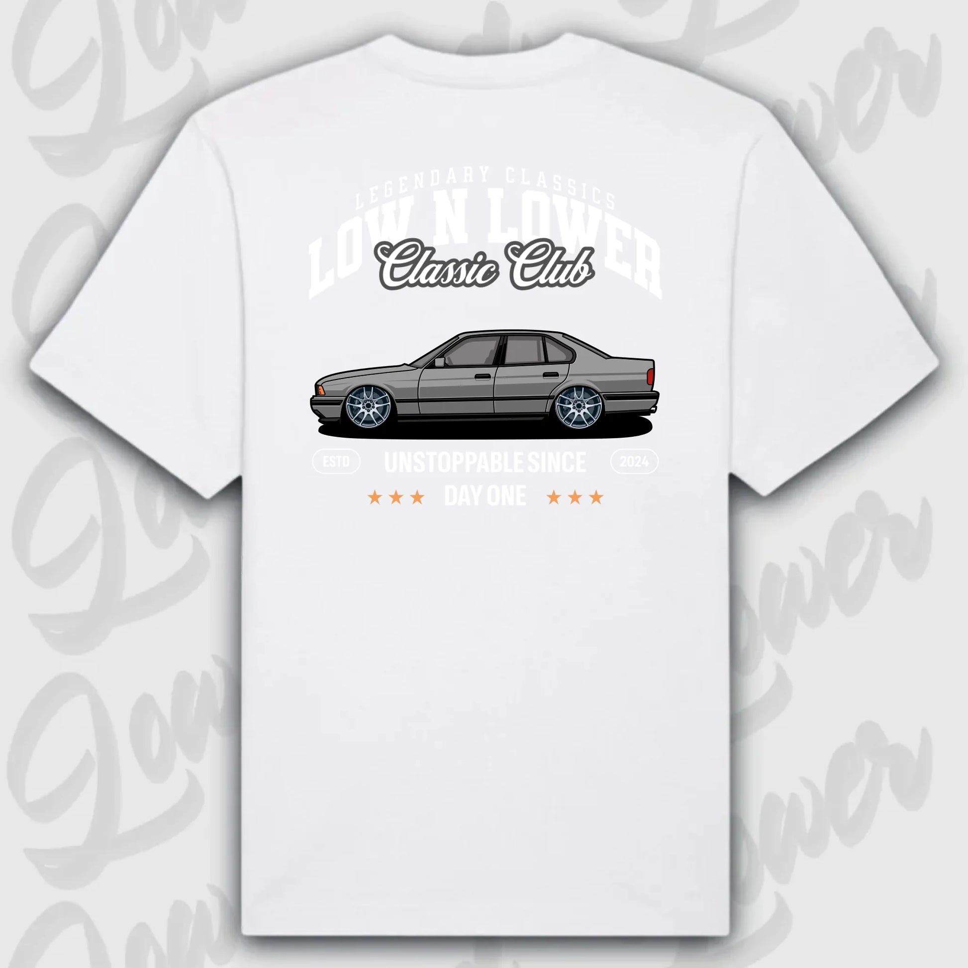 T-Shirt Personalisiert weiß, VW, BMW, Mercedes, Audi