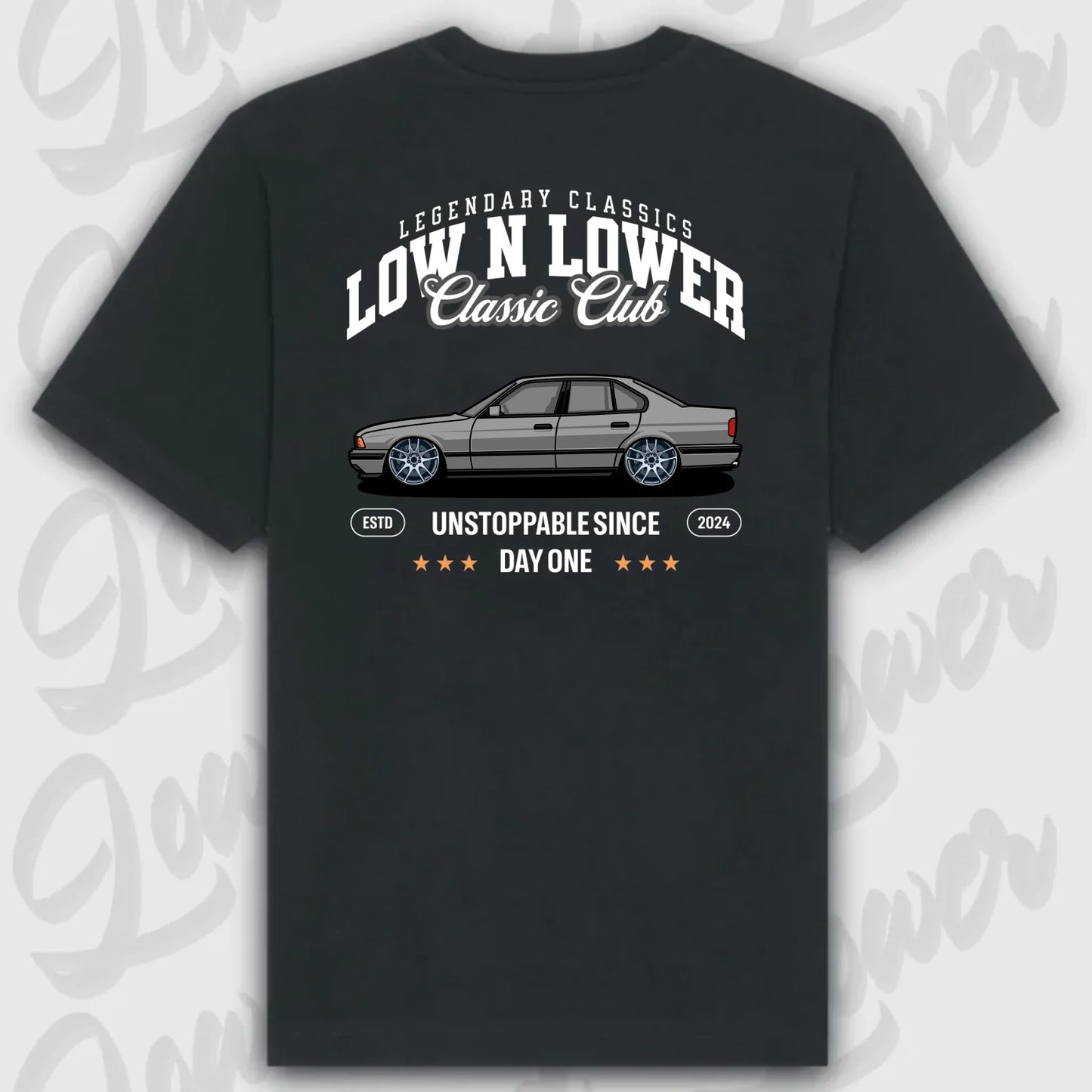 T-Shirt Personalisiert Schwarz, VW, BMW, Mercedes, Audi