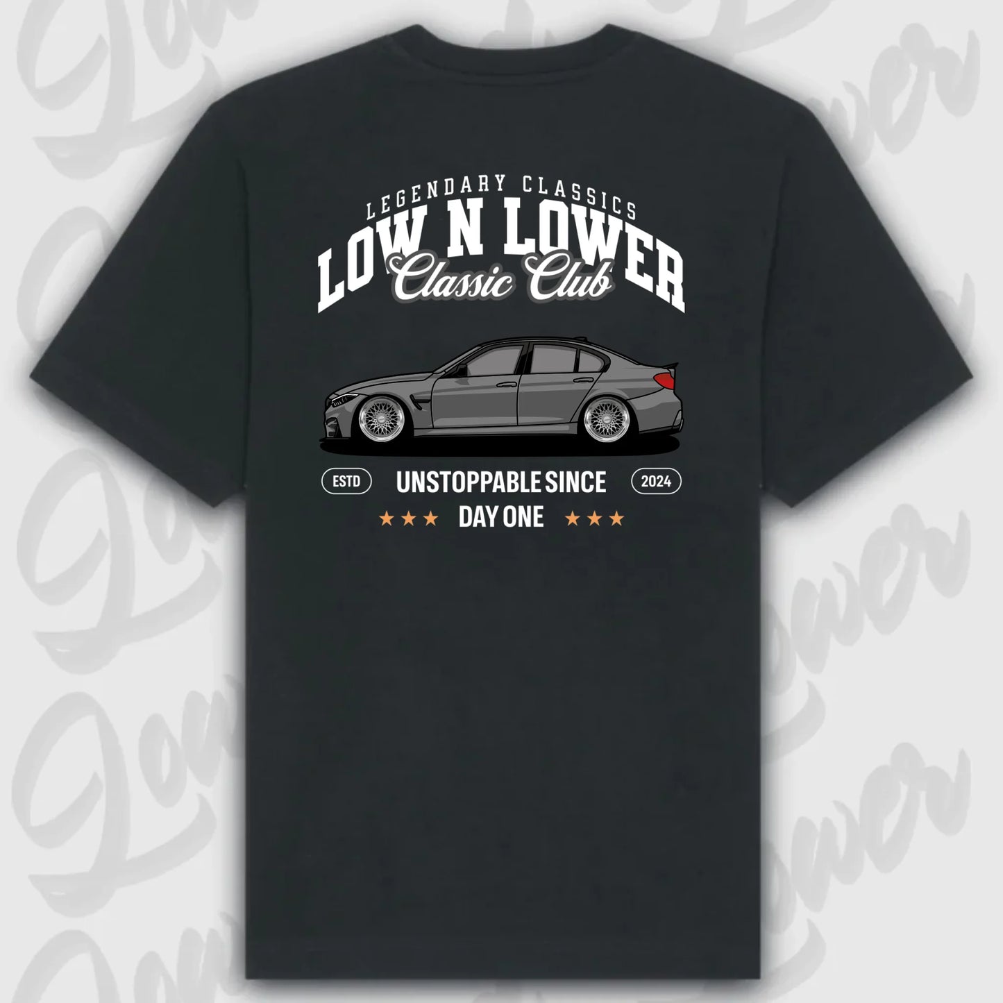 T-Shirt Personalisiert Schwarz, VW, BMW, Mercedes, Audi