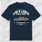 T-Shirt Tuning Cars, Personalisiert Blau, VW, BMW, Audi, Mercedes, Autos