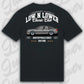 T-Shirt Tuning Cars, Personalisiert Schwarz Rückseite, VW, BMW, Audi, Mercedes, Autos
