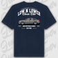T-Shirt Tuning Cars, Personalisiert Blau Rückseite, VW, B
