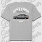 T-Shirt Personalisiert grau, VW, BMW, Mercedes, Audi