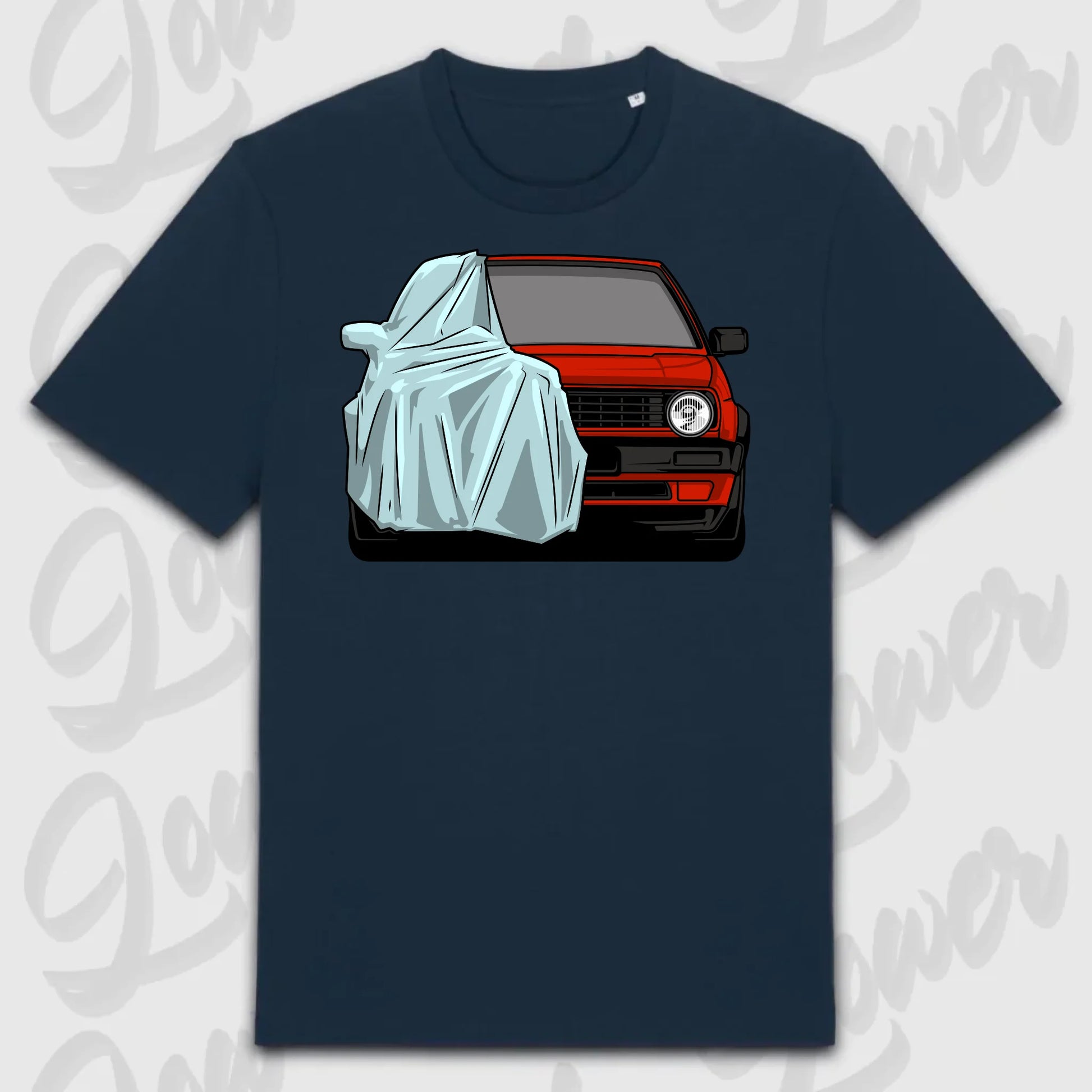 T-Shirt Tuning Cars, Personalisiert Blau, VW, BMW, Audi, Mercedes, Autos