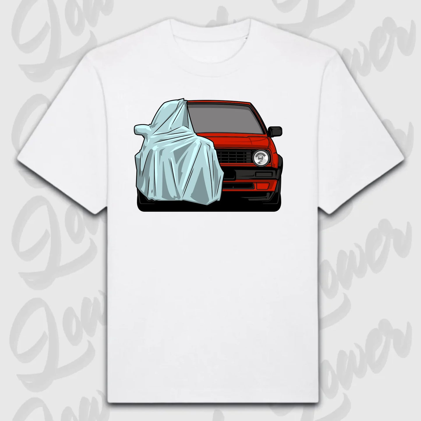 T-Shirt Personalisiert weiß, VW, BMW, Mercedes, Audi