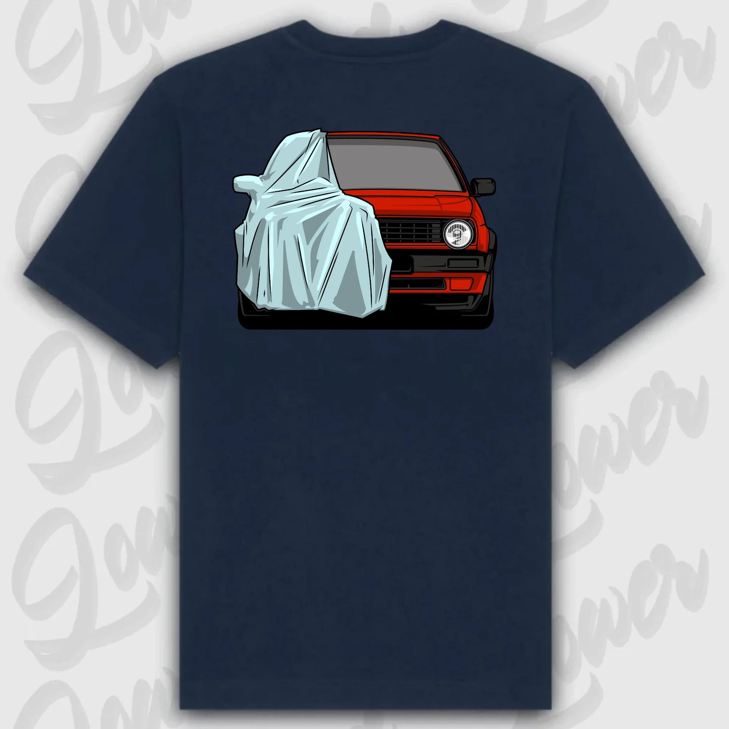 T-Shirt Personalisiert blau, VW, BMW, Mercedes, Audi