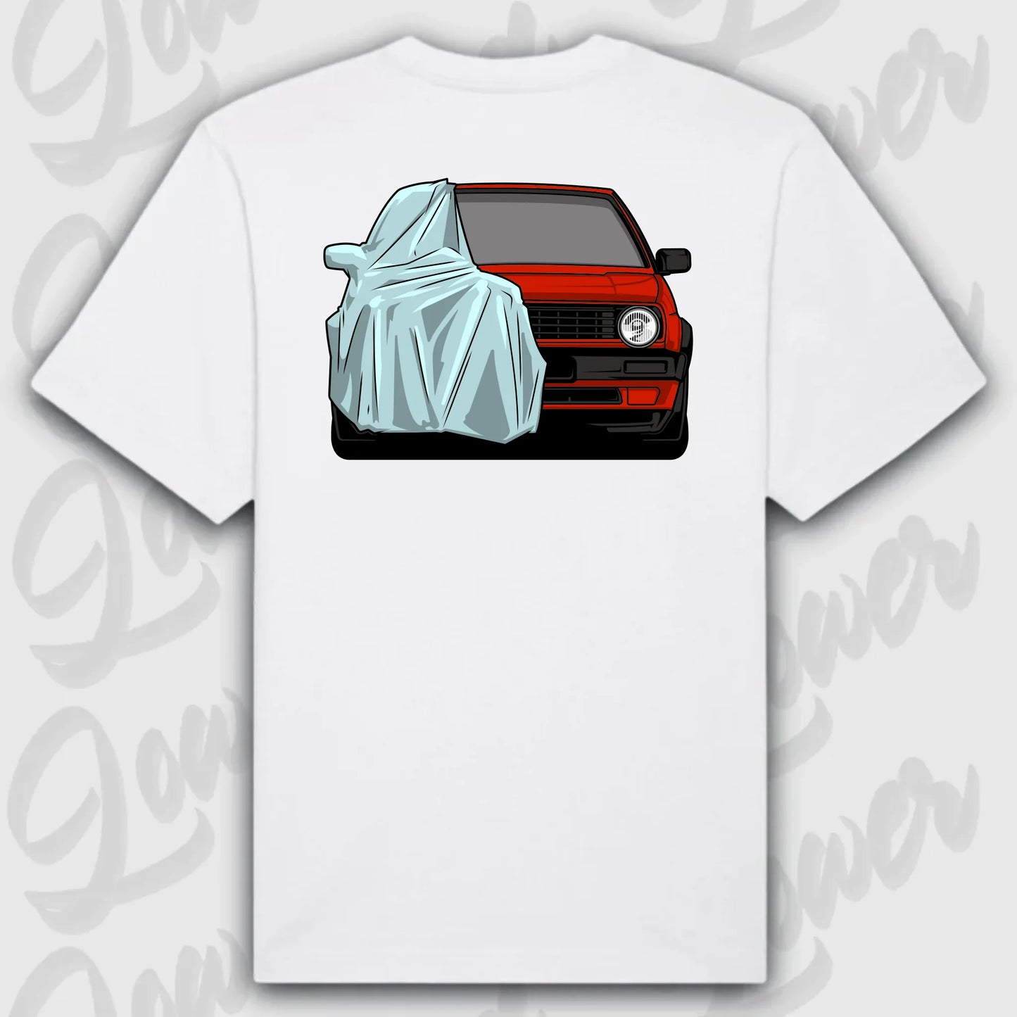T-Shirt Personalisiert weiß, VW, BMW, Mercedes, Audi