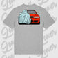 T-Shirt Tuning Cars, Personalisiert grau Rückseite, VW, B