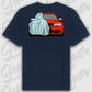 T-Shirt Tuning Cars, Personalisiert Blau Rückseite, VW, B