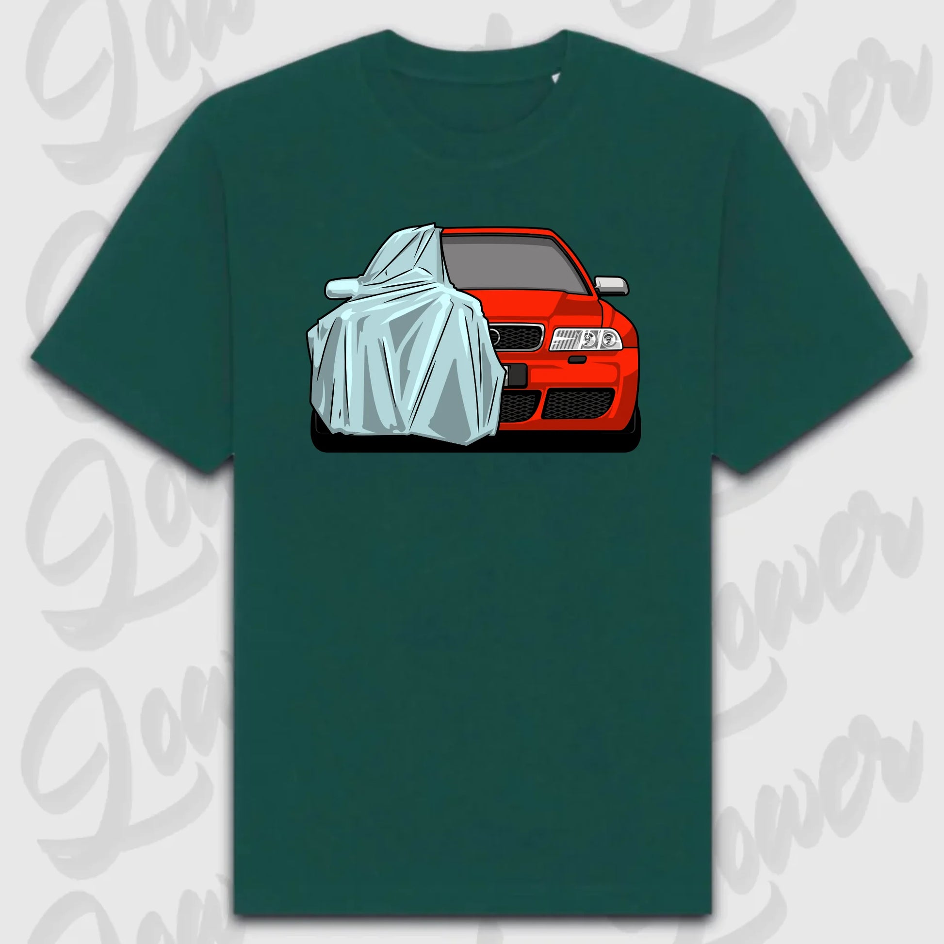 T-Shirt Personalisiert grün, VW, BMW, Mercedes, Audi