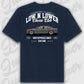 T-Shirt Tuning Cars, Personalisiert Blau Rückseite, VW, B