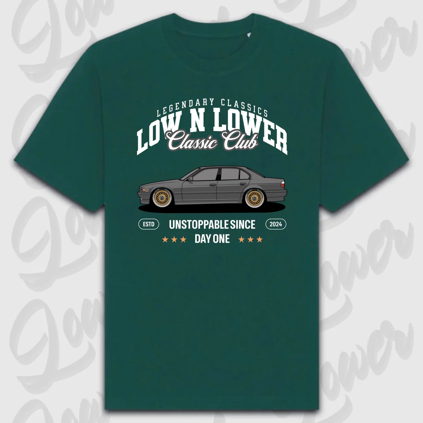 T-Shirt Personalisiert grün, VW, BMW, Mercedes, Audi