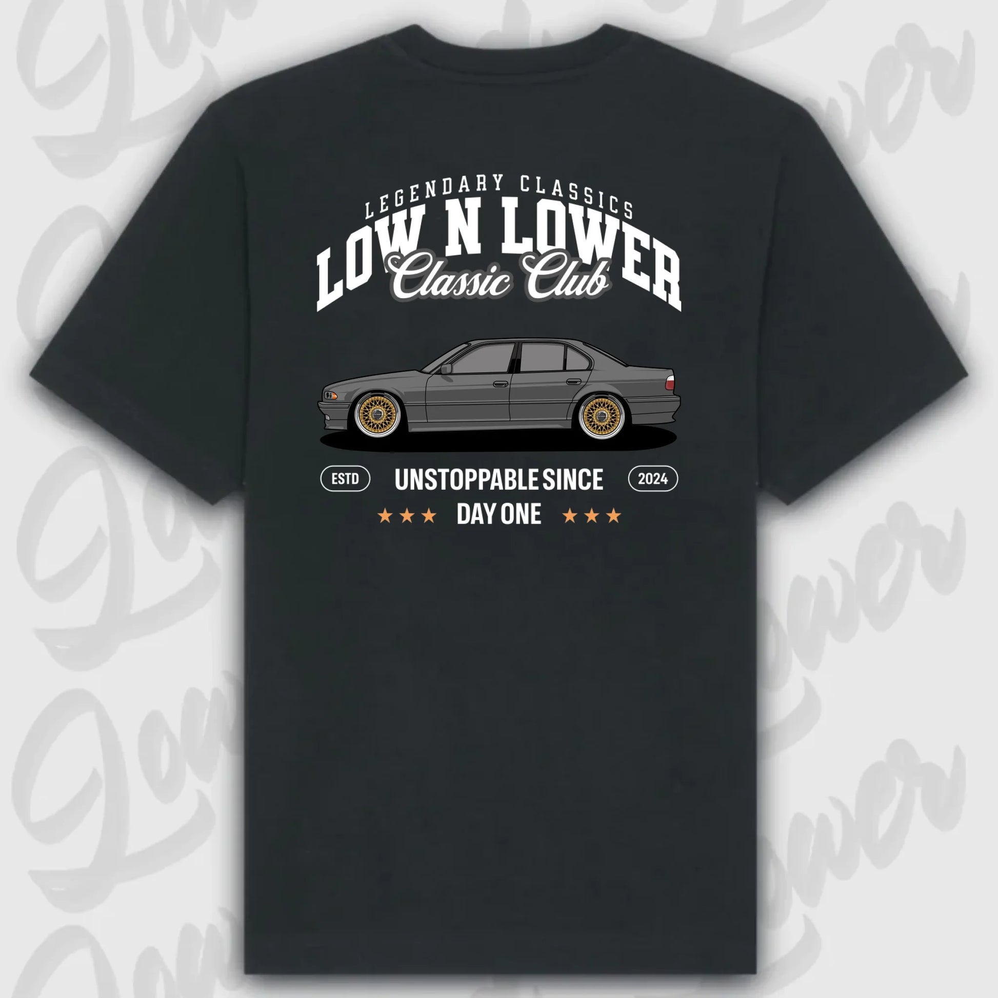 T-Shirt Personalisiert Schwarz, VW, BMW, Mercedes, Audi
