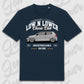T-Shirt Tuning Cars, Personalisiert Blau, VW, BMW, Audi, Mercedes, Autos