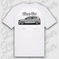 T-Shirt Tuning Cars, Personalisiert weiß Rückseite, VW, B