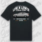 T-Shirt Tuning Cars, Personalisiert Schwarz Rückseite, VW, BMW, Audi, Mercedes, Autos