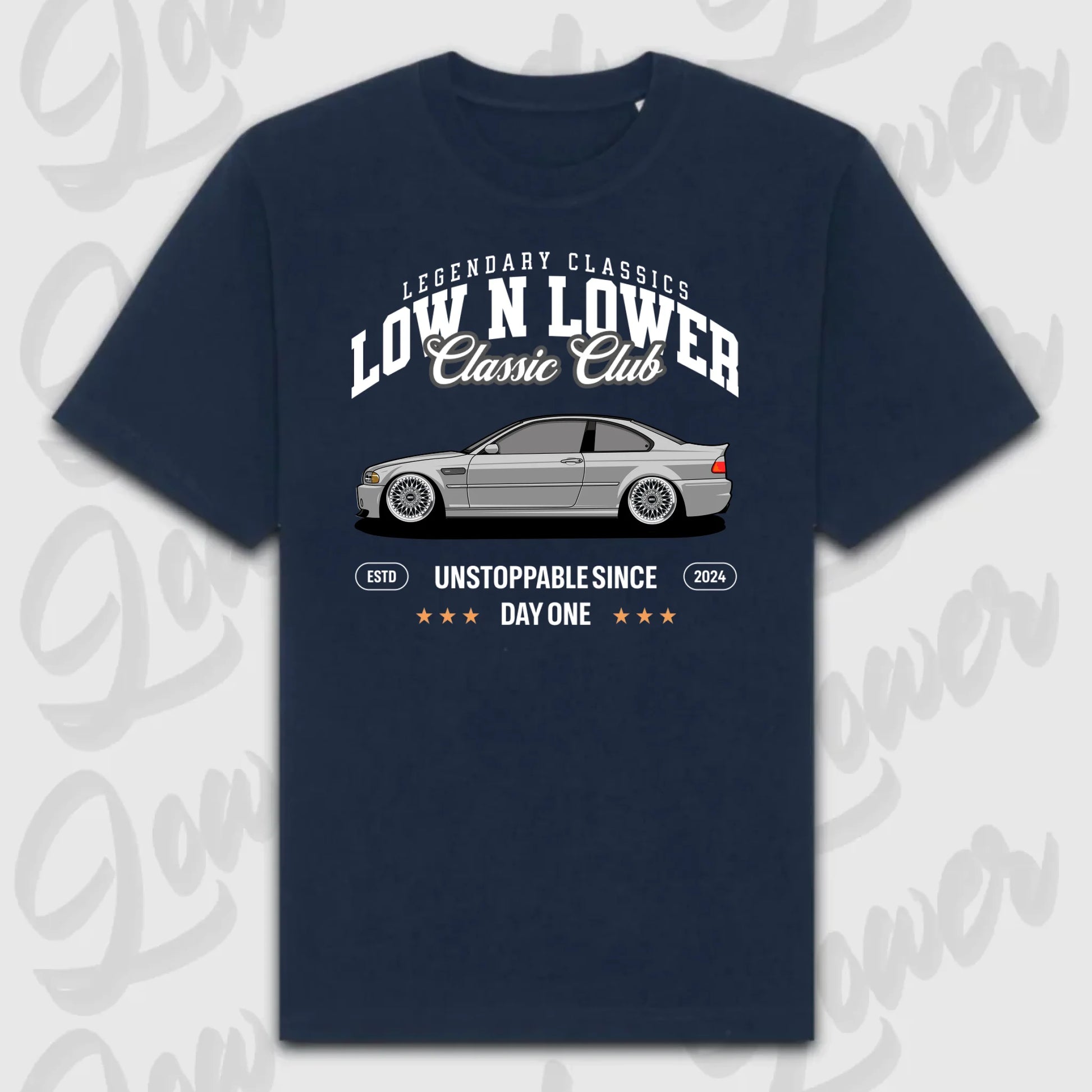 T-Shirt Personalisiert blau, VW, BMW, Mercedes, Audi