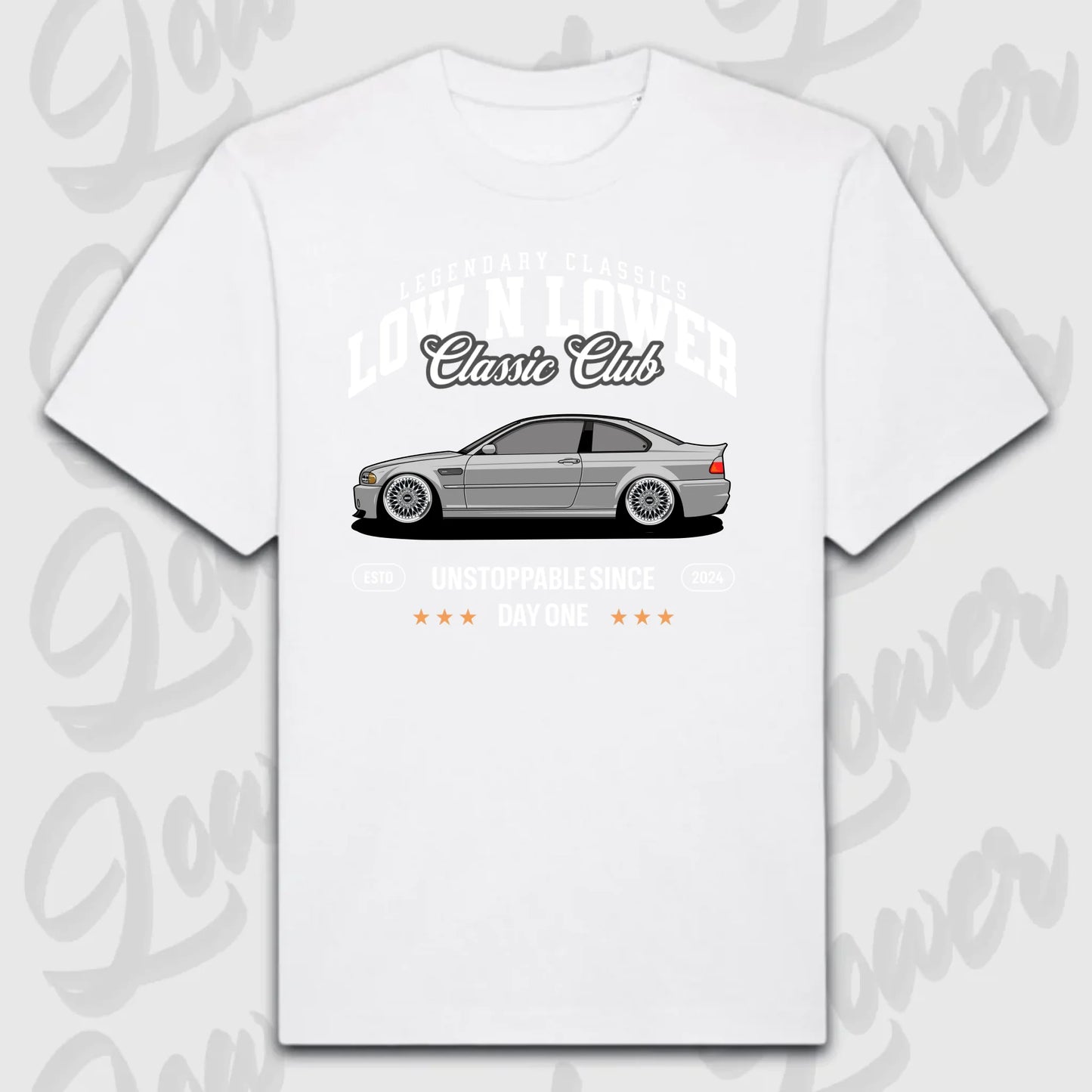 T-Shirt Personalisiert weiß, VW, BMW, Mercedes, Audi