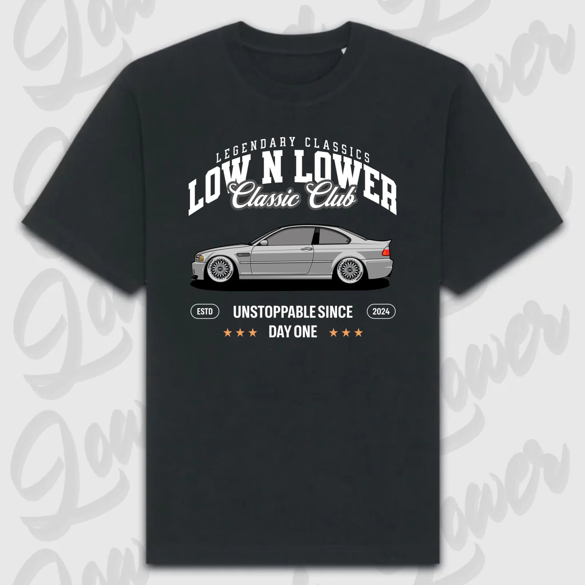 T-Shirt Personalisiert Schwarz, VW, BMW, Mercedes, Audi