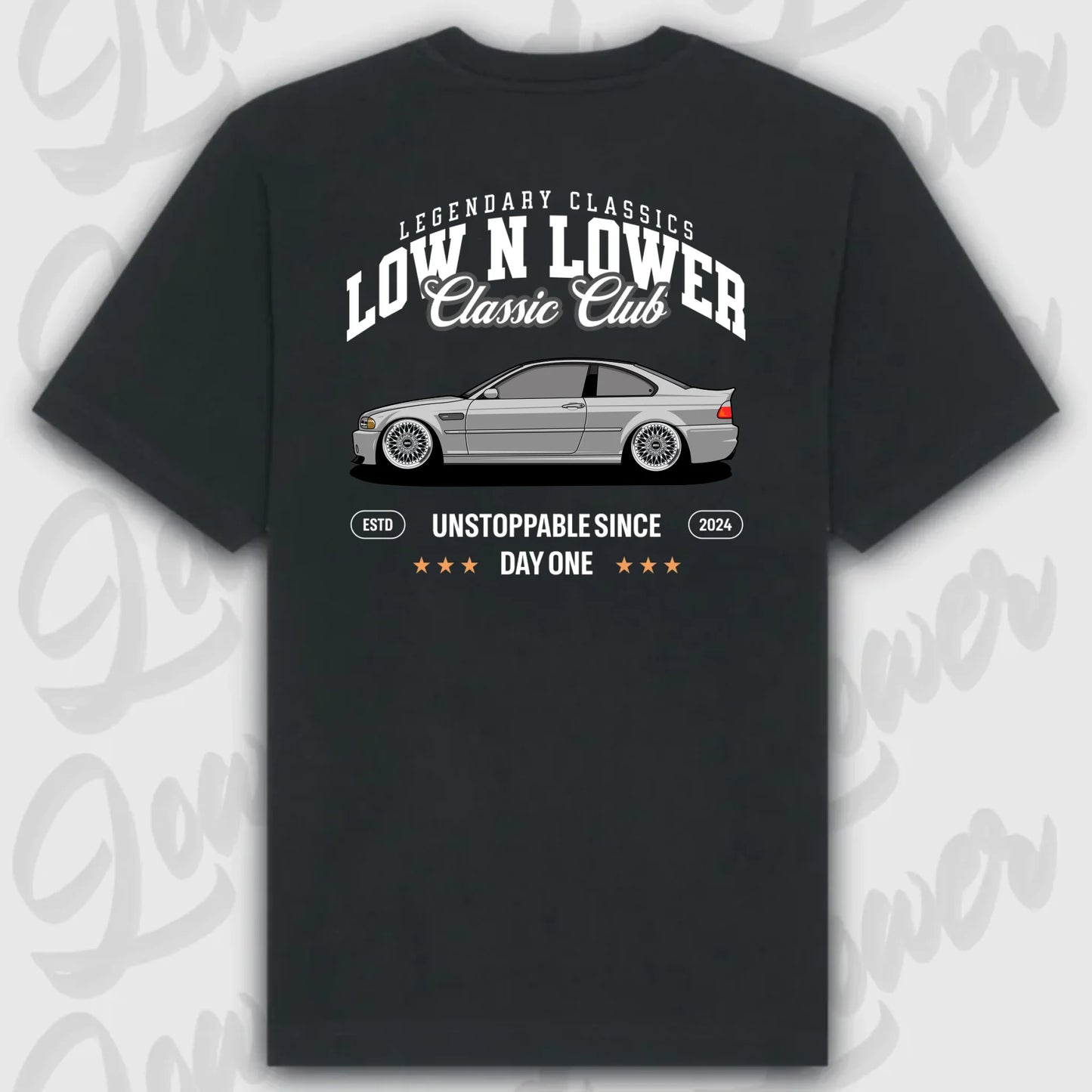 T-Shirt Personalisiert Schwarz, VW, BMW, Mercedes, Audi