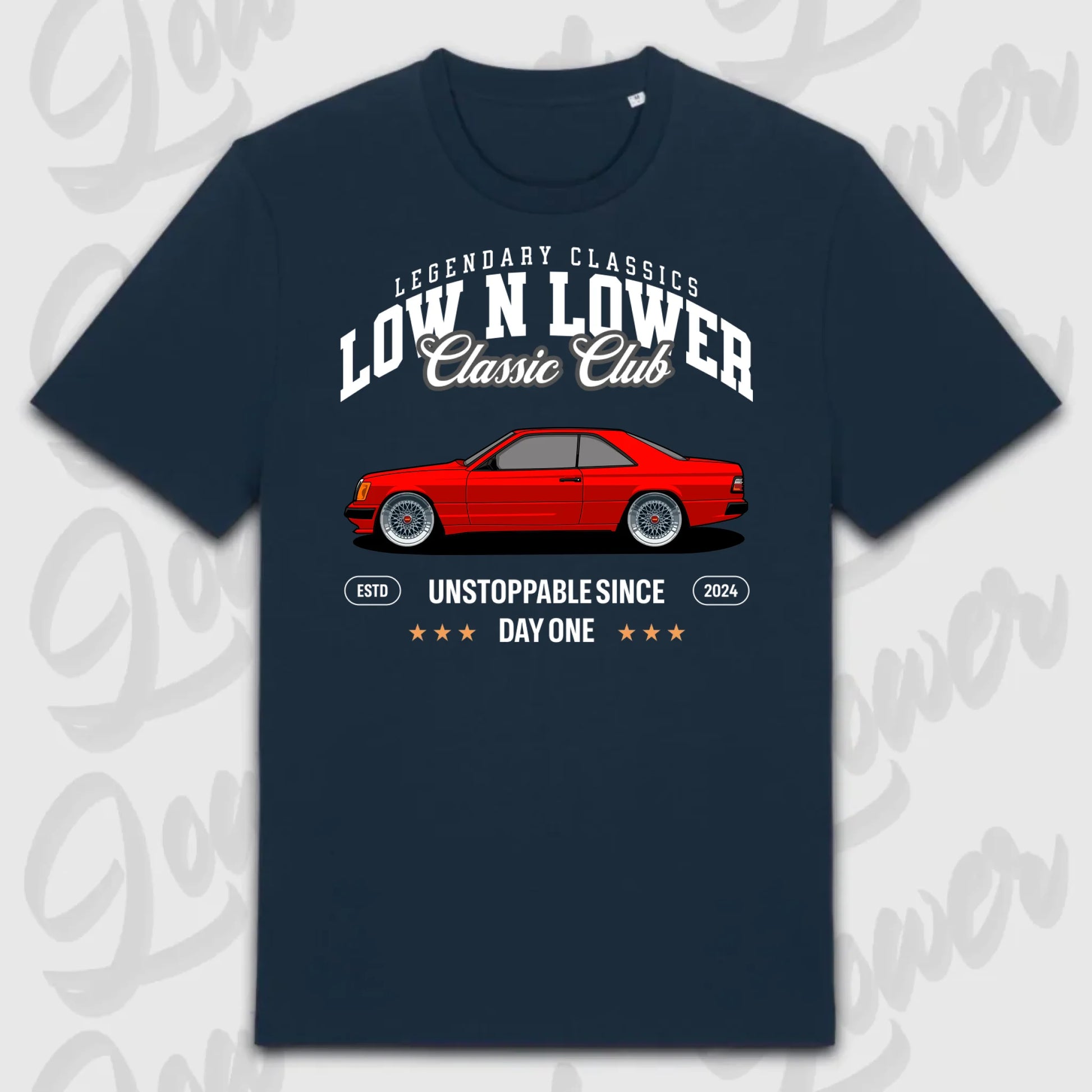 T-Shirt Tuning Cars, Personalisiert Blau, VW, BMW, Audi, Mercedes, Autos