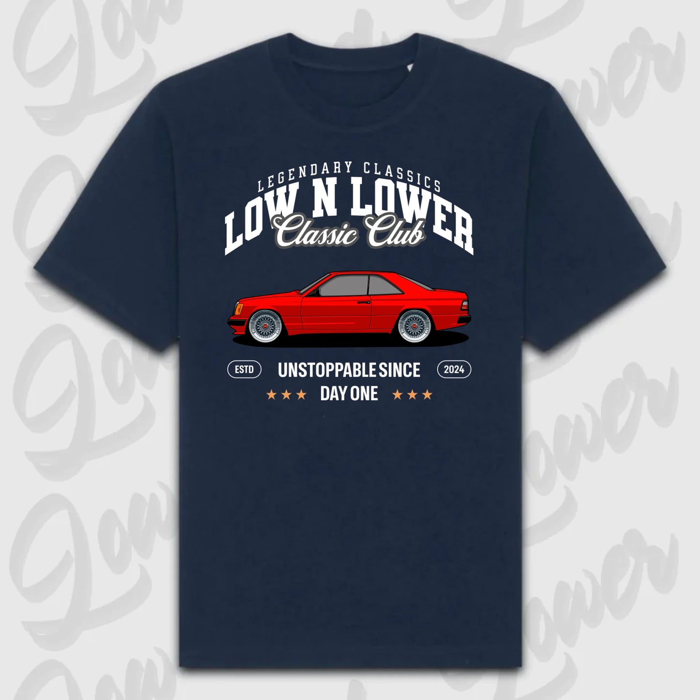 T-Shirt Personalisiert blau, VW, BMW, Mercedes, Audi