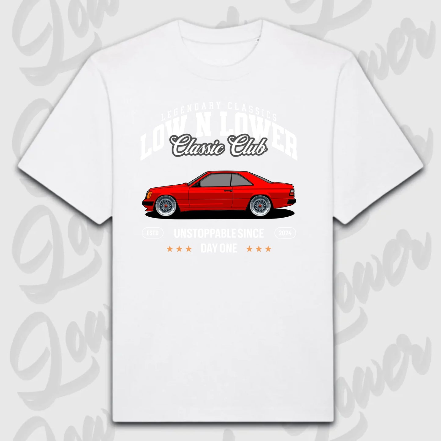 T-Shirt Personalisiert weiß, VW, BMW, Mercedes, Audi