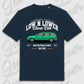 T-Shirt Tuning Cars, Personalisiert Blau, VW, BMW, Audi, Mercedes, Autos
