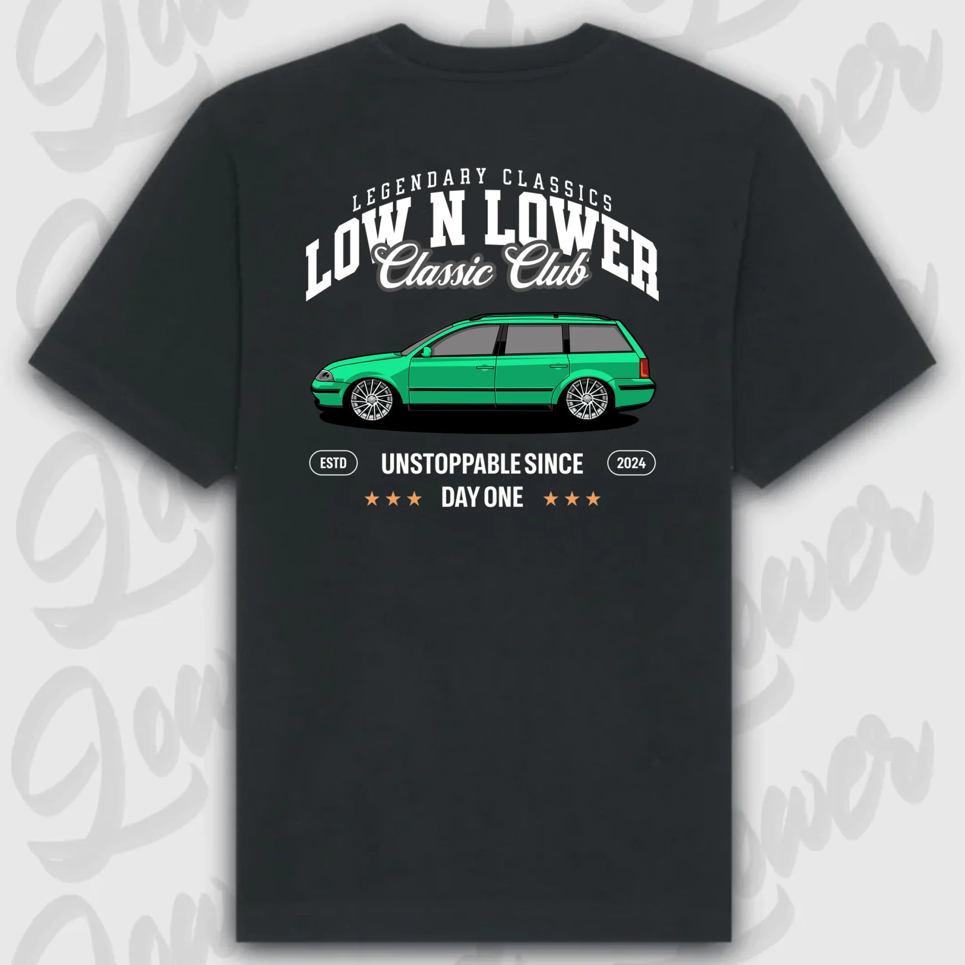 T-Shirt Personalisiert Schwarz, VW, BMW, Mercedes, Audi